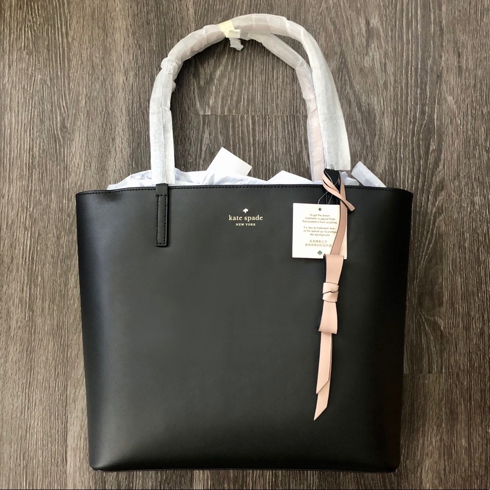 SOLD NWT Kate Spade Lawton Way Rose Black Tote